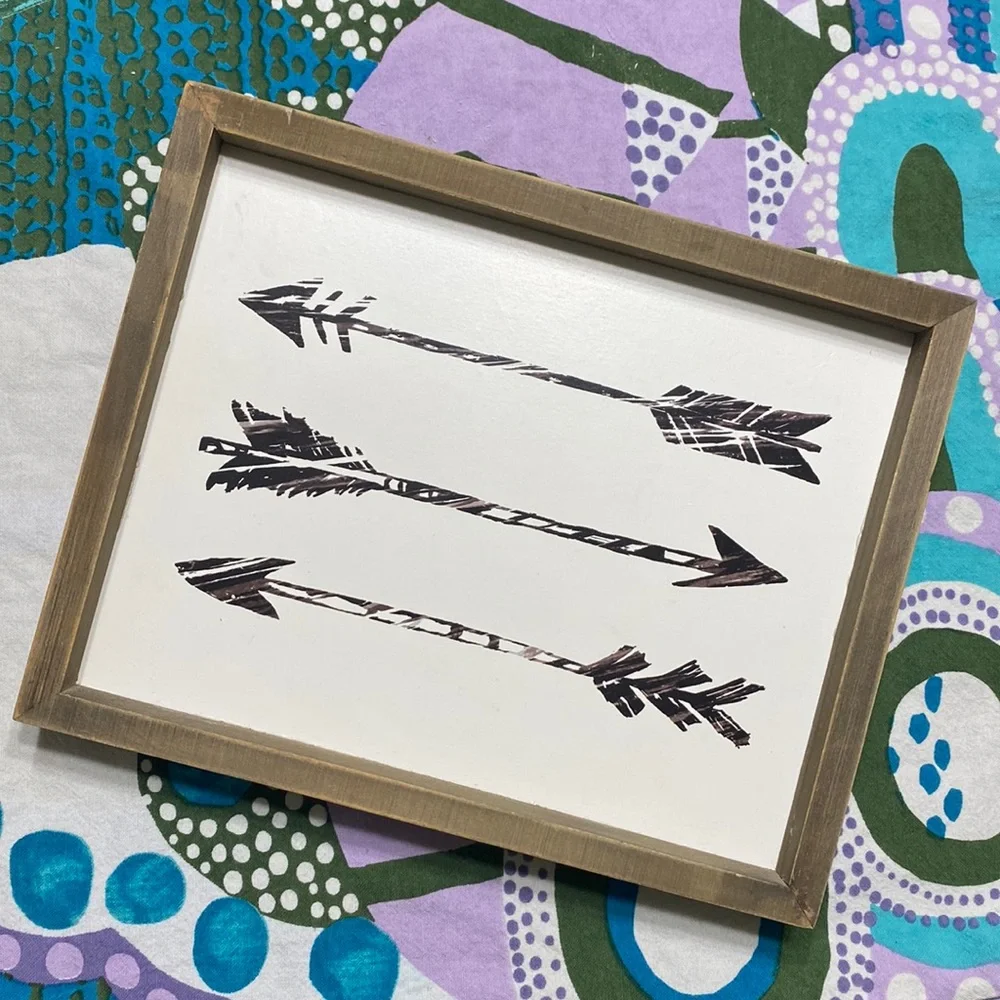 Hobby Lobby Arrow Boho Rustic Wall Art - Picture 1 of 8